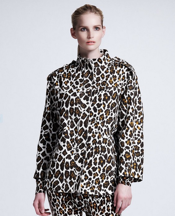 Stella McCartney Leopard-Print Cocoon Coat ($535, originally $1,530)