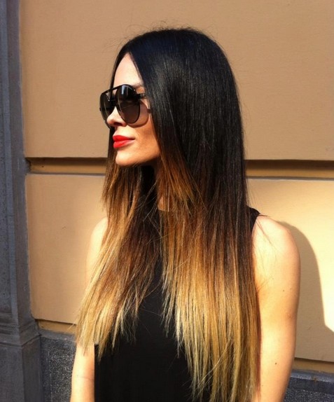 Ombre Straight Hair