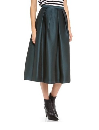 Tibi Simona Jacquard Full Skirt