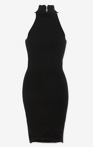 Torn by Ronny Kobo Sleeveless Turtleneck Black Dress ($99, originally $368)