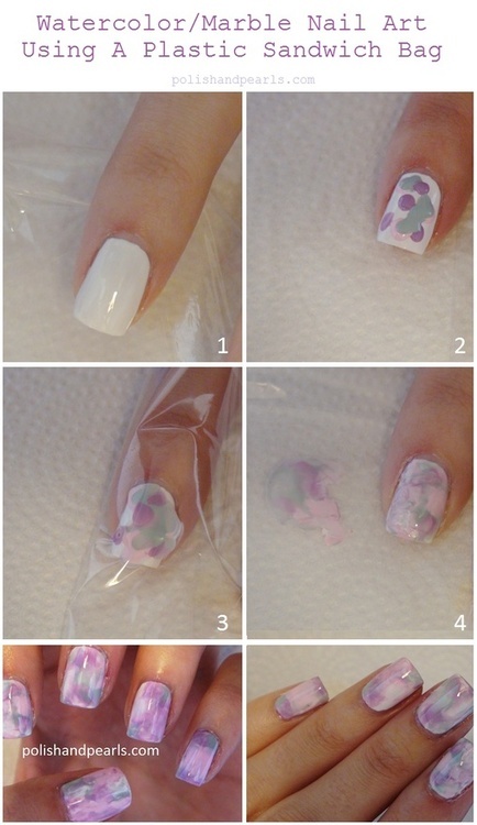 Watercolor Nail Art