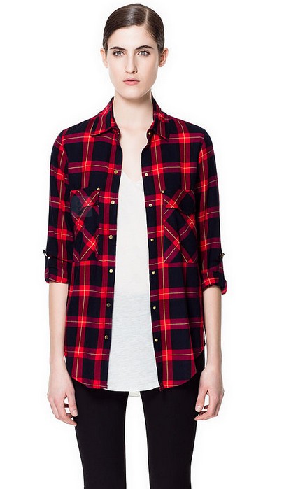 Zara's Checked Shirt ($60)