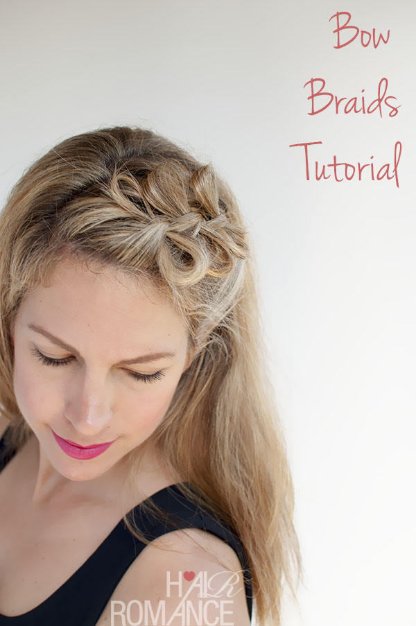 Bow Braids Hairstyle via