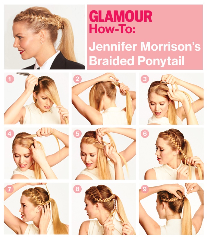 Braided Pony - 15 Ways to Make Cute Ponytails