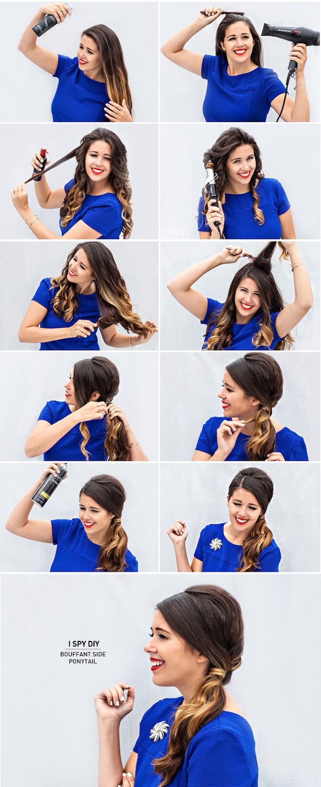 Bouffant Side Pony - 15 Ways to Make Cute Ponytails