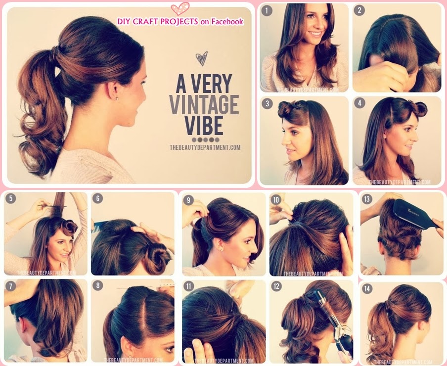 The Vintage Pony - 15 Ways to Make Cute Ponytails