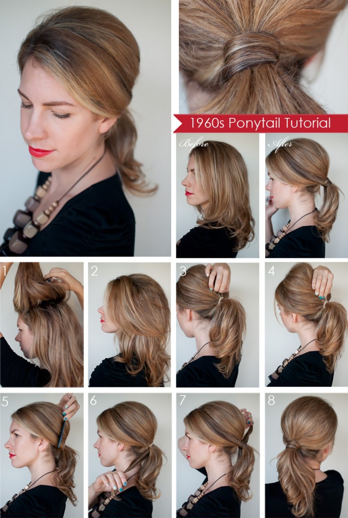 The Vintage Pony - 15 Ways to Make Cute Ponytails