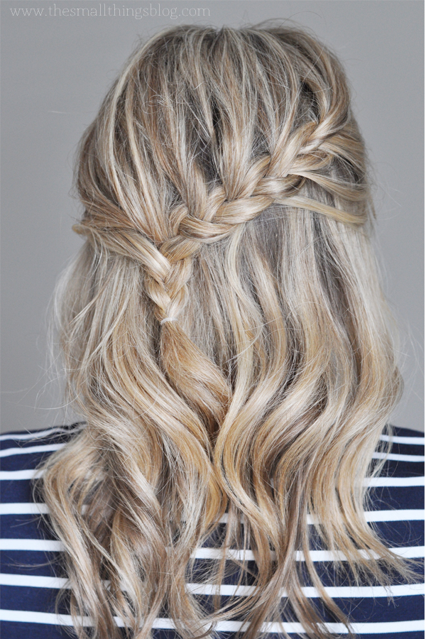 Casual Falling Braid Tutorial via