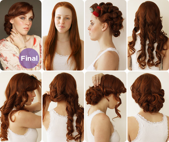 17 Vintage Hairstyles With Tutorials for You to Try - Pretty Designs