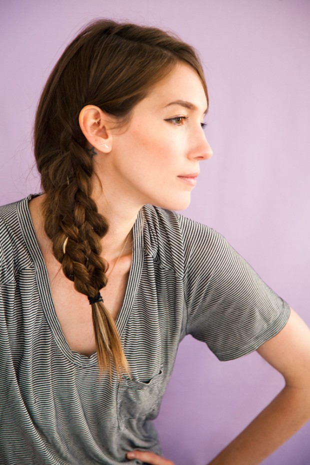 Mermaid tail braid via