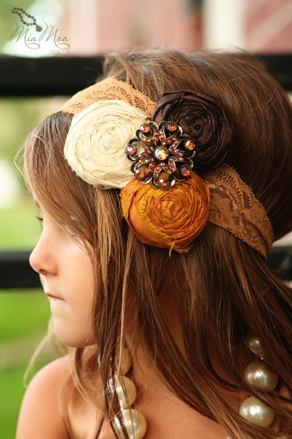 Headband Hairstyle for Little Girls via