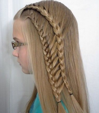 Braided Hairstyle for Little Girls via