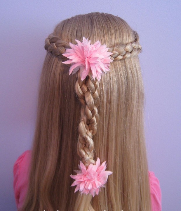 25 Cute Hairstyles with Tutorials for Your Daughter - Pretty Designs