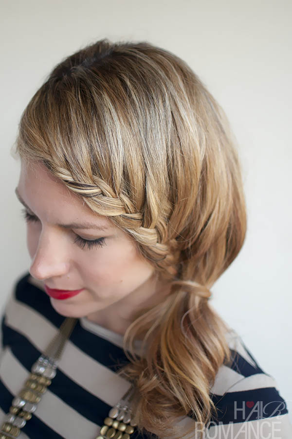 Lace Braid Hairstyle via