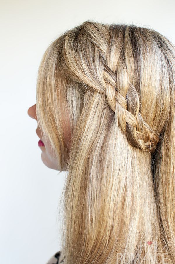 Hairstyle Tutorial – Four Strand Braids And Slide Up Braids via