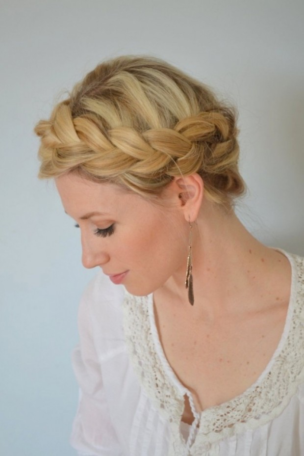 The Boho Crown Braid Tutorial via