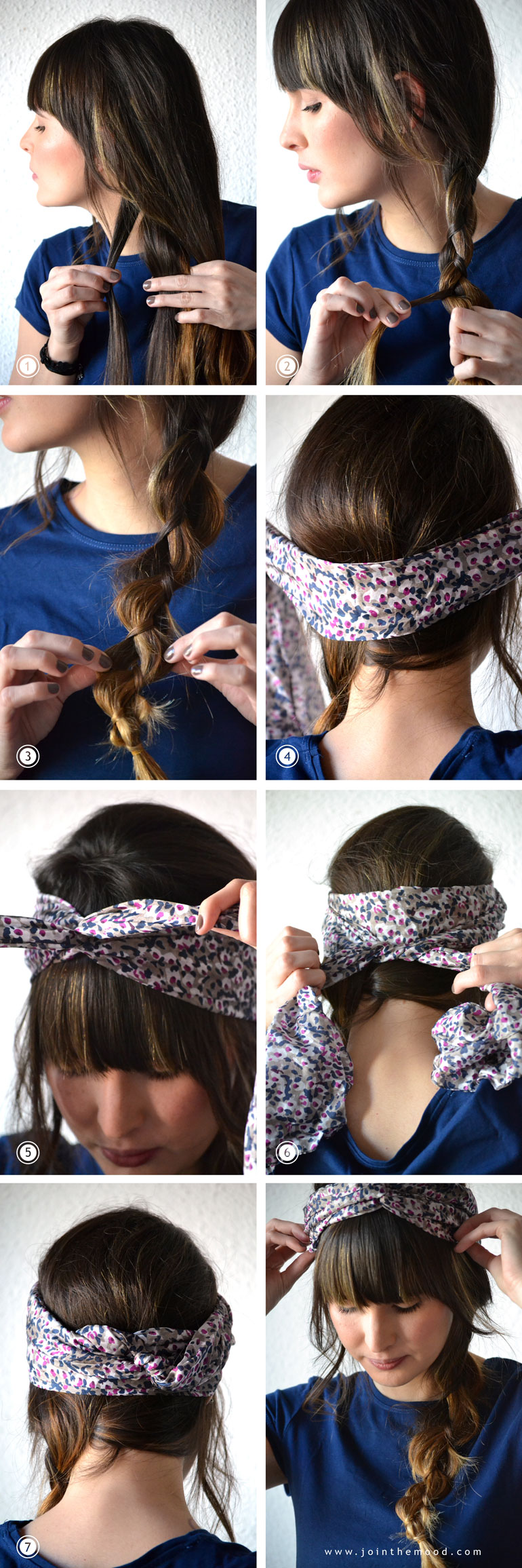 A Braid with a Bandana