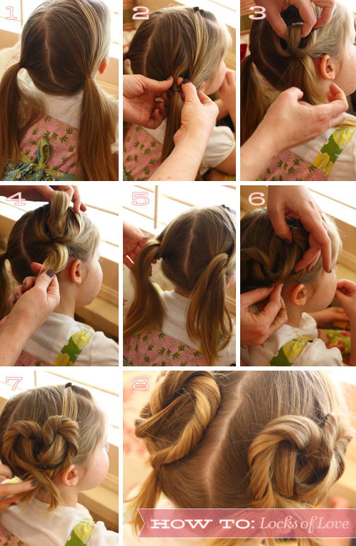Bun Hairstyle for Your Daughter via