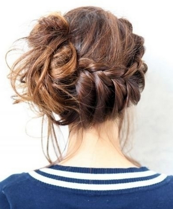Adorable Braided Prom Hairstyle