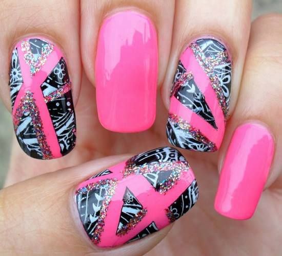 Amazing Pink Nails