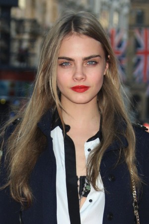 Ash Blonde Hairstyles: Cara Delevinge Messy Haircut