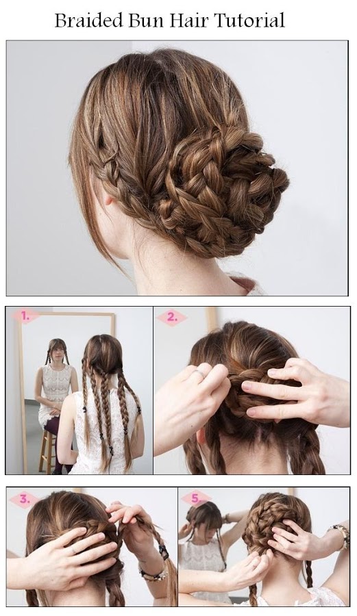 Back Braided Bun