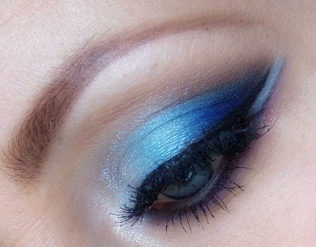 2. Blue Hair and Eye Makeup Ideas - wide 2