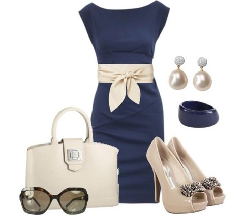 Blue Outfit for Business