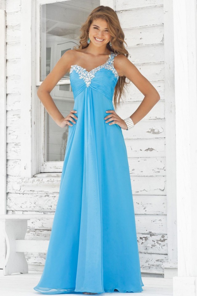 Blue Prom Dress