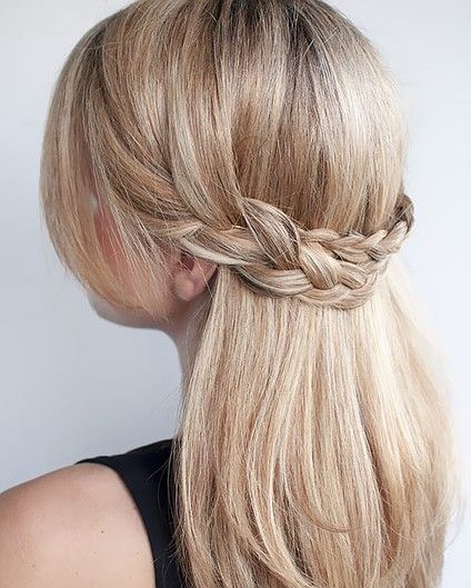 Braided Waterfall Hairstyle