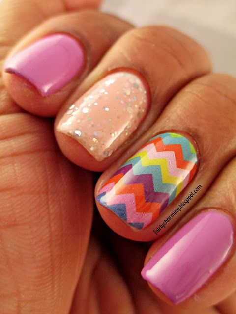 Chevron Nails