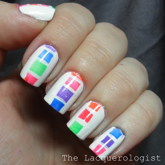 Color Blocking Nails