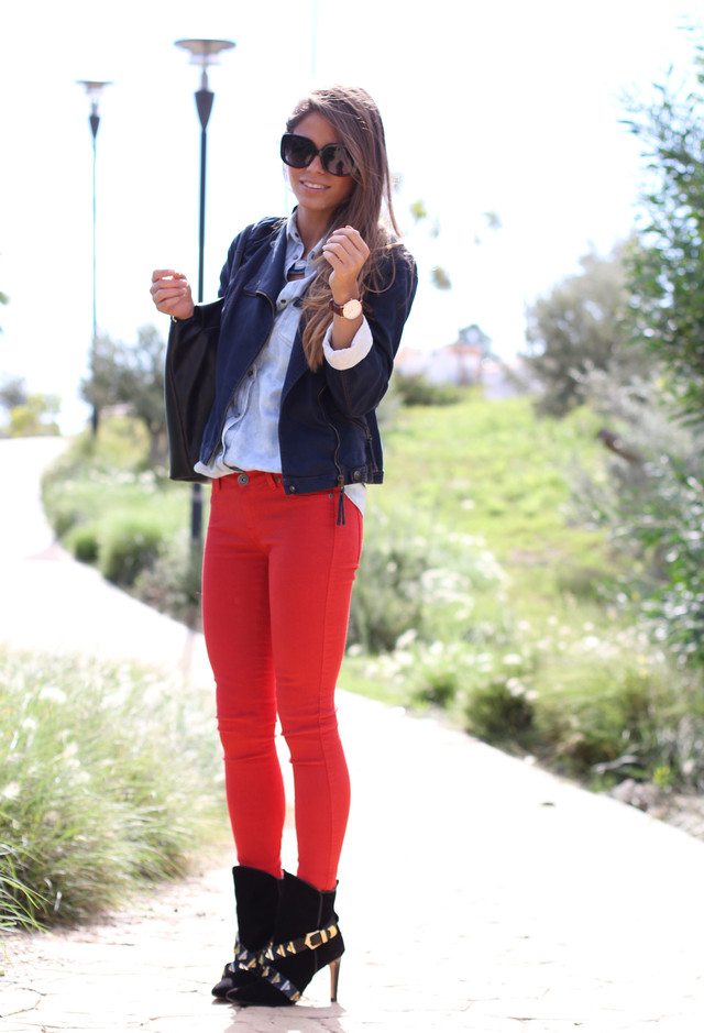 Colored Jeans for Spring 2014