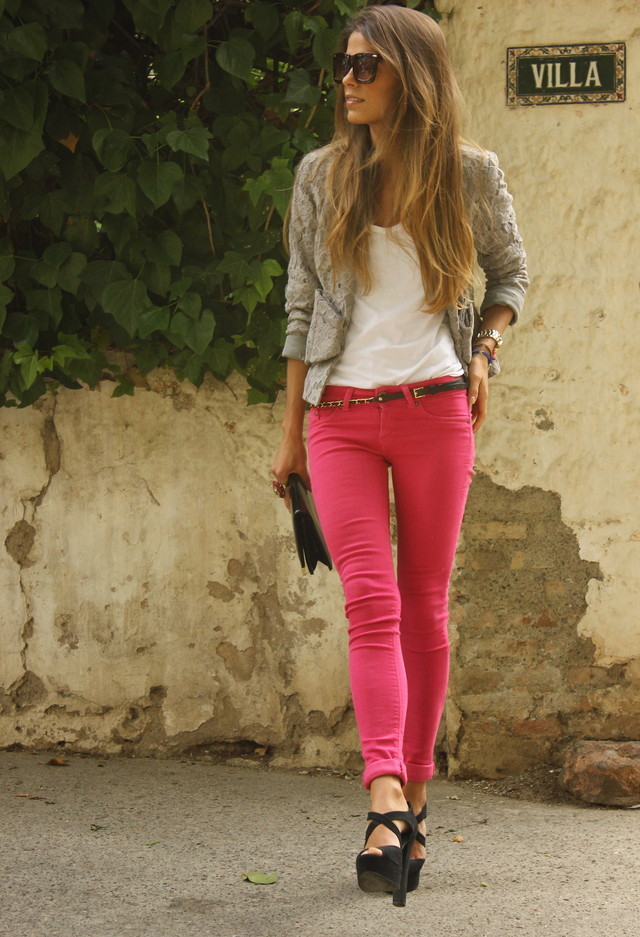 Colored Jeans for Spring 2014