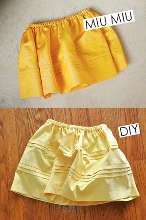 DIY Miu Miu Skirt