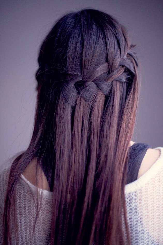 DIY Waterfall Braid