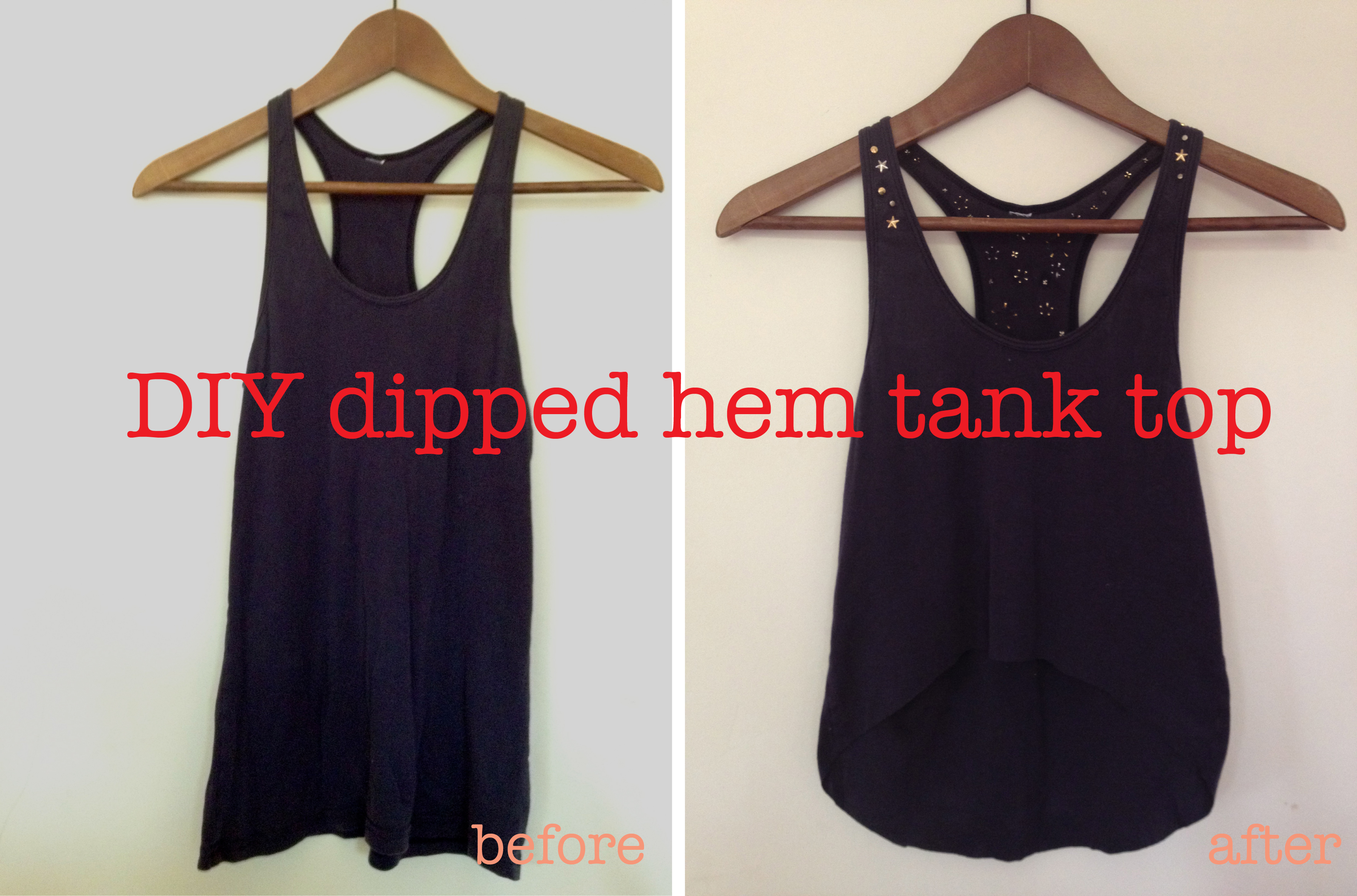 Dipped Hem Tank Top