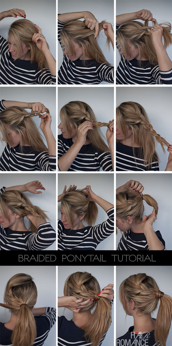 Easy Braided Ponytail