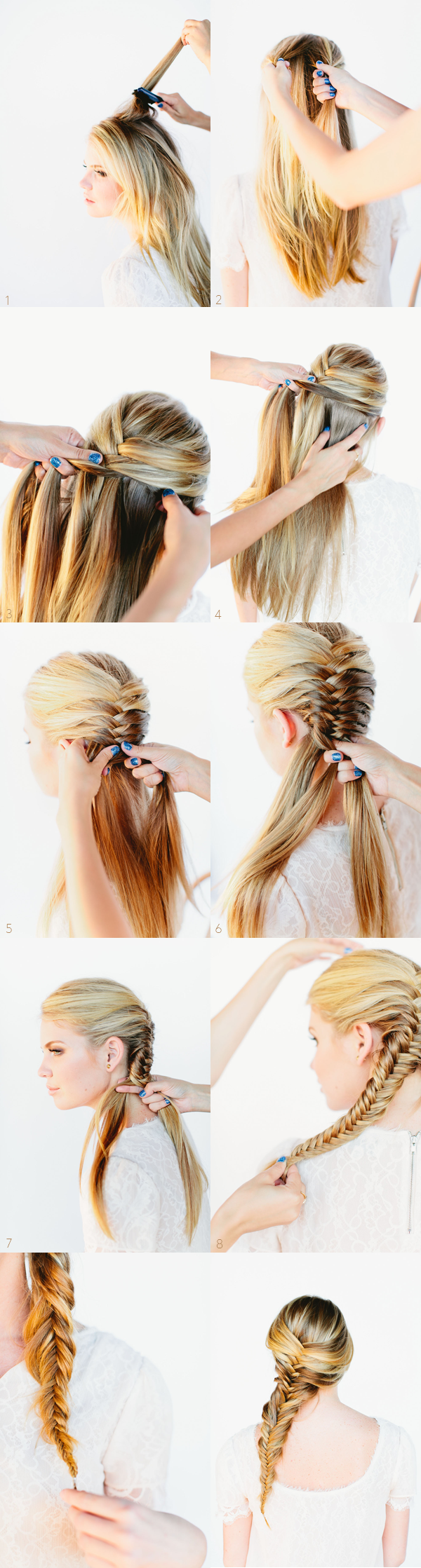 12 Romantic Braided Hairstyles With Useful Tutorials - Pretty Designs