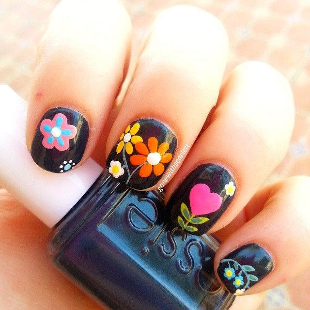 Floral Nails