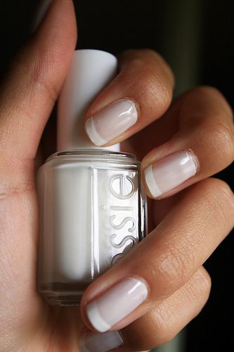 white nail polish | Long wear nail polish, Gel couture 