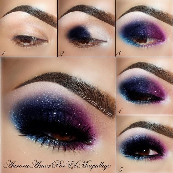 Galaxy Stars Eye Makeup