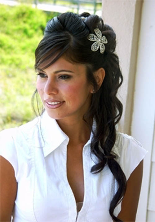 Half Up Half Down Wedding Hairstyle