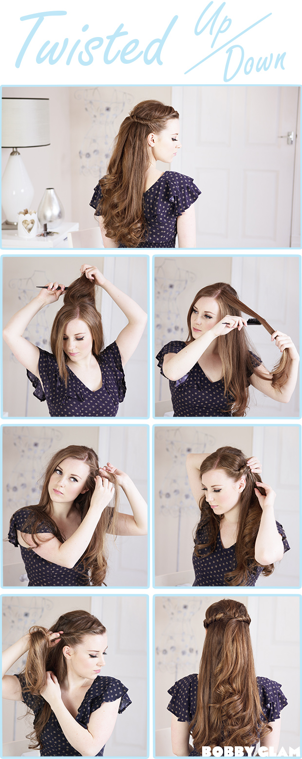 8 Hairstyles to Wear a Bow: Hair Tutorials - Pretty Designs