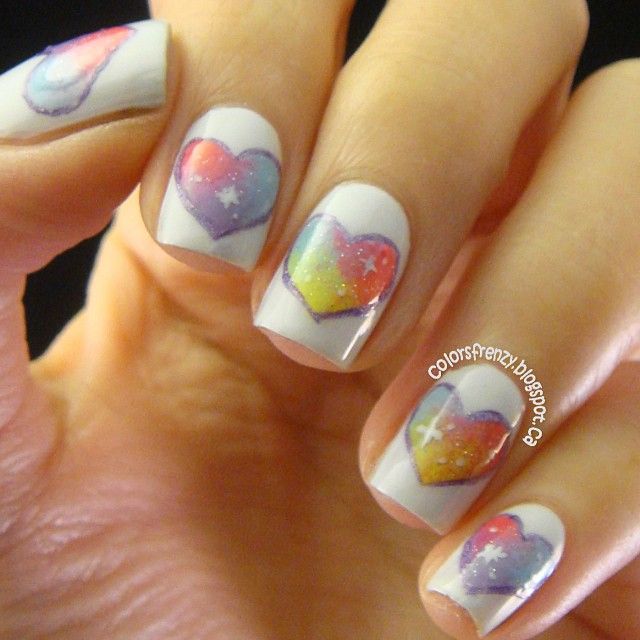 Heart Shape Nails