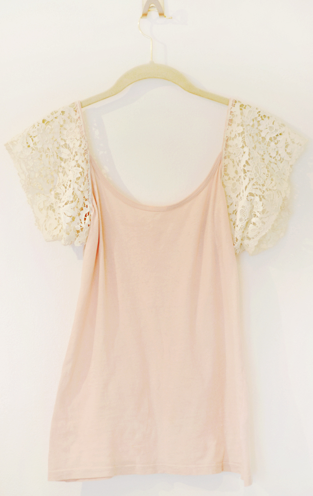 Lace Sleeve Tank Top