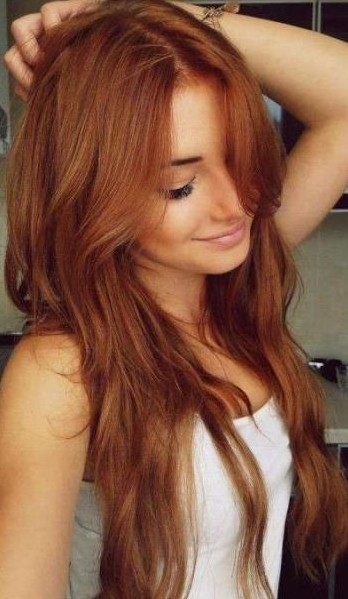 Layered Red Hairstyle