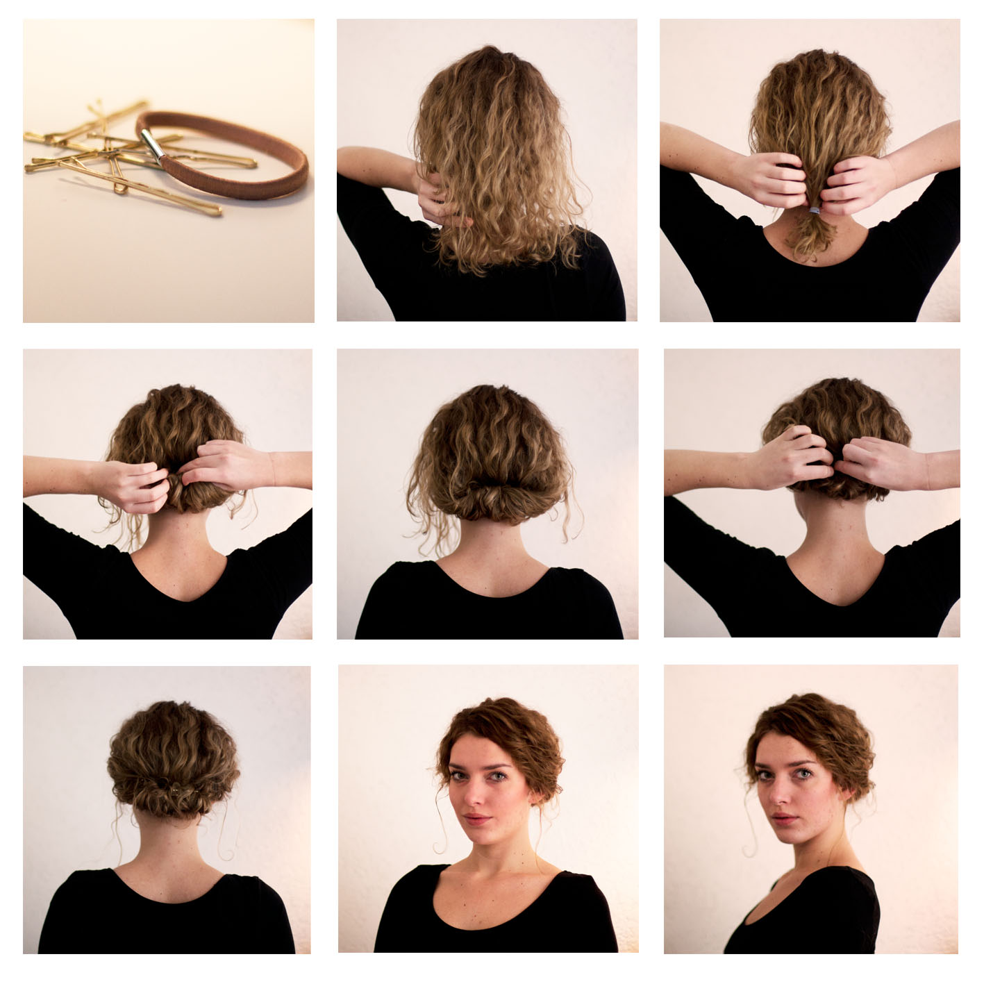 how to make long hair short: faux bob hair tutorials