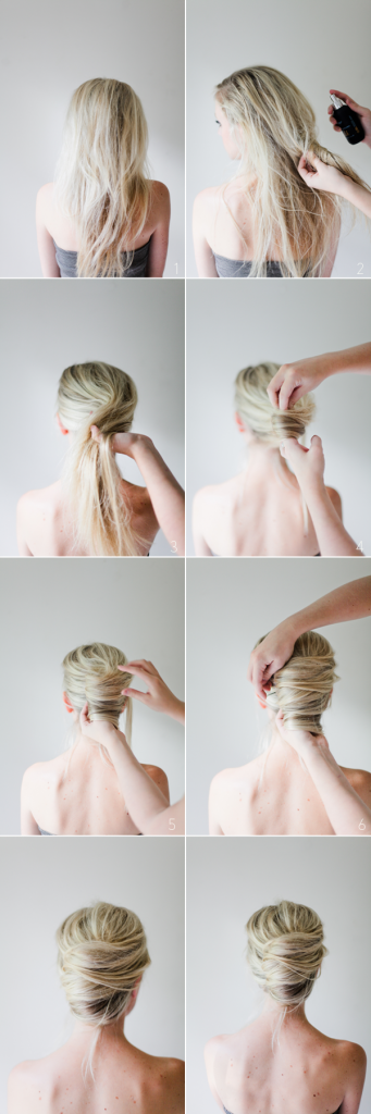 Messy French Twist Tutorial