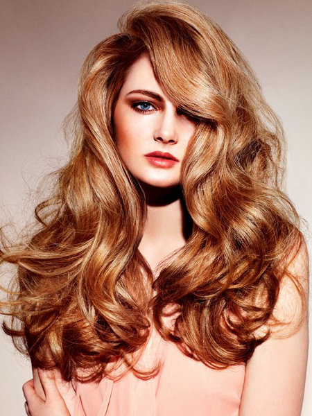 Messy-chic Voluminous Curls